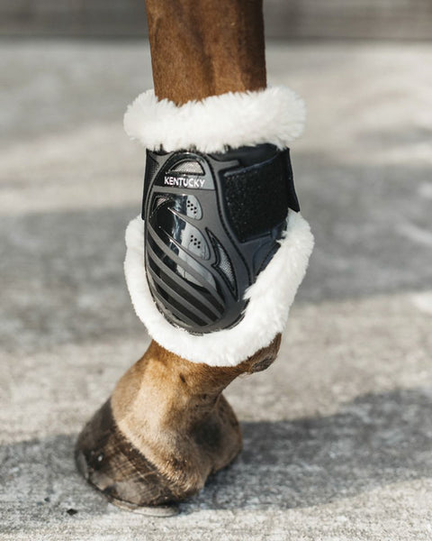 Kentucky Horsewear Vegan Sheepskin Young Horse Fetlock Boots