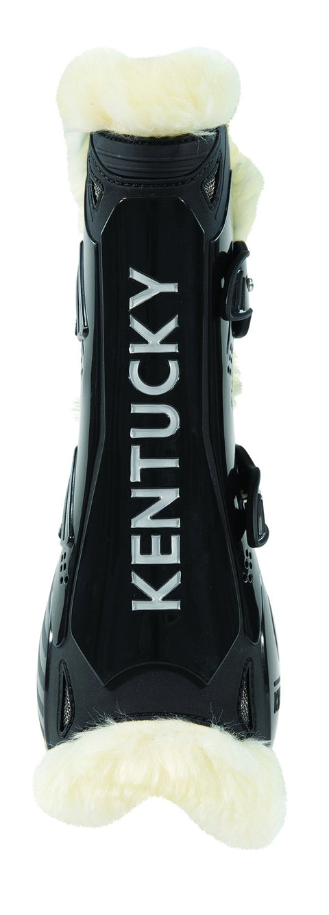 Kentucky Horsewear Vegan Sheepskin Elastic Tendon Boots with Bamboo