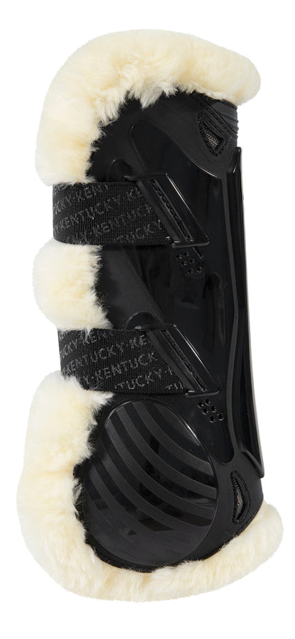 Kentucky Horsewear Vegan Sheepskin Elastic Tendon Boots with Bamboo