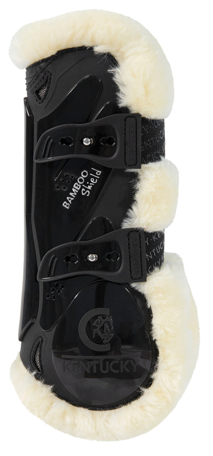 Kentucky Horsewear Vegan Sheepskin Elastic Tendon Boots with Bamboo
