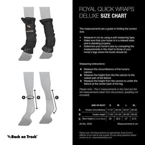Back on Track® Royal Quick Wraps Deluxe