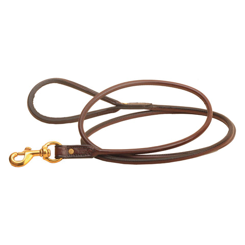 Tory Leather Rolled Leather Dog Leash
