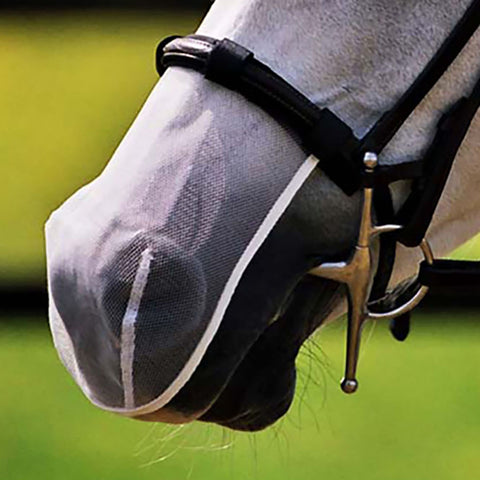Equilibrium Net Relief Muzzle Net - White / Oversize-O/S - Fly Masks & Wraps
