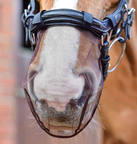 Equilibrium Net Relief Muzzle Net - Brown / Oversize-O/S - Fly Masks & Wraps