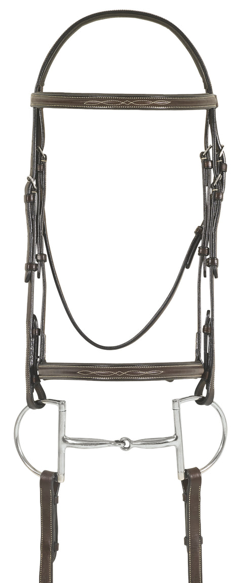 Pessoa® Pro Fancy-Stitched Raised Bridle