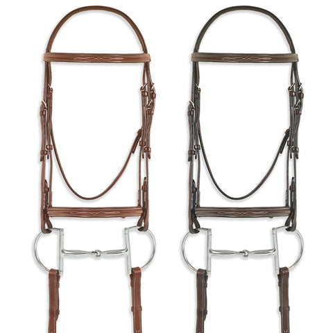 Pessoa® Pro Fancy-Stitched Raised Bridle