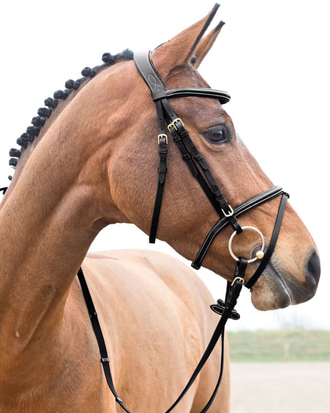 Horze Constance Padded Flash Snaffle Bridle
