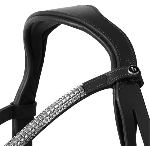 Horze Highbury Anatomical Crystal Dressage Bridle