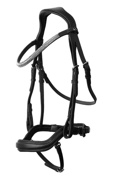 Horze Highbury Anatomical Crystal Dressage Bridle