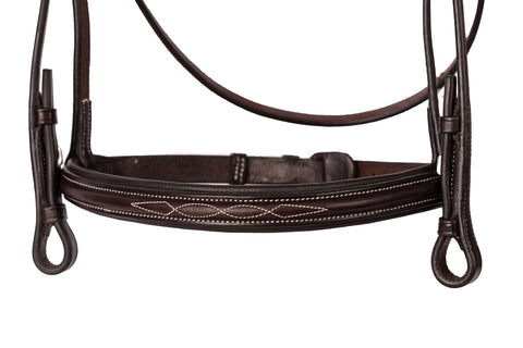 Perri’s® Professional Fancy-Stitched Leather Bridle