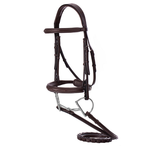 Equinavia Valkyrie Fancy-Stitched Hunter Bridle & Reins