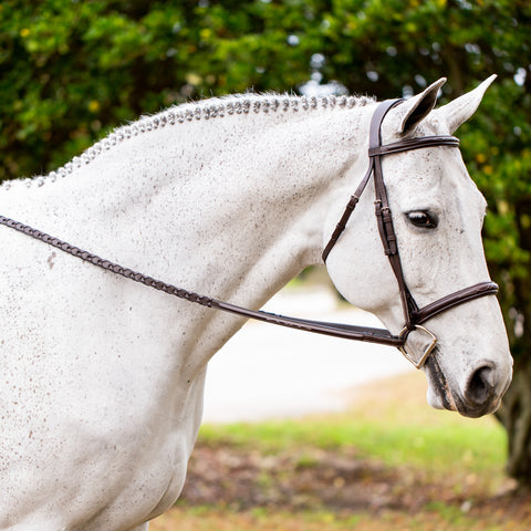 Equinavia Valkyrie Fancy-Stitched Hunter Bridle & Reins