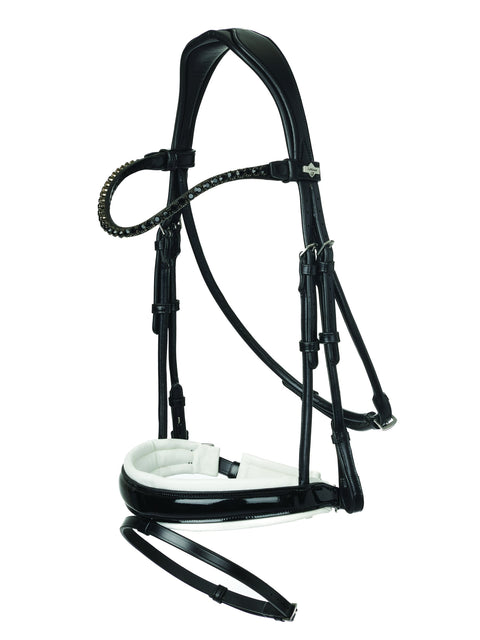 LeMieux® Kudos Patent Leather Dressage Bridle