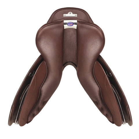 Bates Caprilli Close Contact+ Saddle with Extended Flap and Luxe Leather
