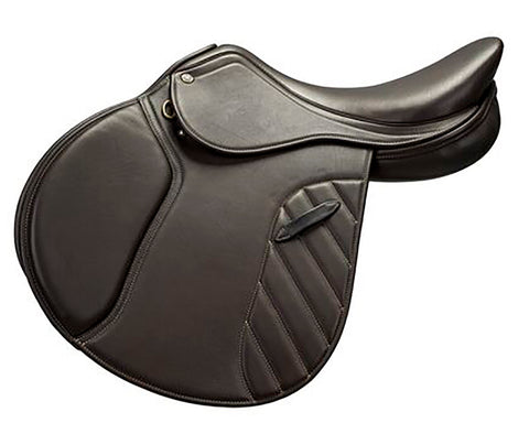 Henri de Rivel Synergy Close Contact Saddle - Havana / 16 1/2 - C/C Saddles