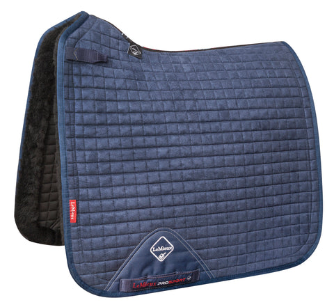 LeMieux® Sensitive Skin Dressage Pad - Navy / Large - Square Pads