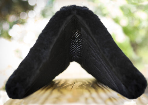 ThinLine® Trifecta Cotton Half Pad with Sheepskin Rolls
