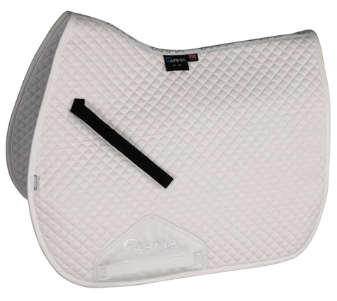 ARMA All-Purpose Saddle Pad - White / 15-16.5 - Square Pads