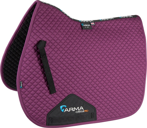 ARMA All-Purpose Saddle Pad - Plum / 15-16.5 - Square Pads