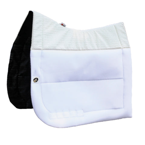 EcoGold® Secure™ Dressage Pad - White / Standard - Square Pads