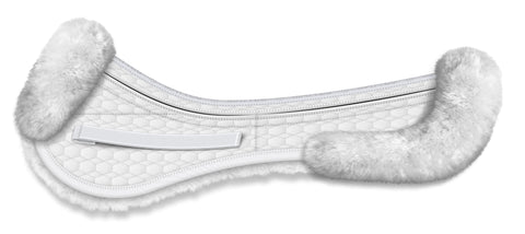 E.A. Mattes Platinum EWWA Sheepskin All-Purpose Correction Half Pad with Rear Trim