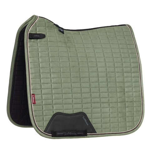 LeMieux® Suede Dressage Saddle Pad - Rosemary / Small/Medium - Square Pads