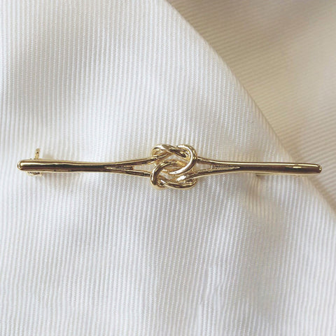 Equetech Silver Knot Stock Pin