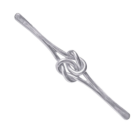 Equetech Silver Knot Stock Pin