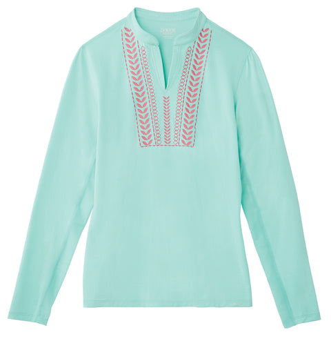 CoolBlast® 100 Ladies’ Notch-V Long Sleeve Top