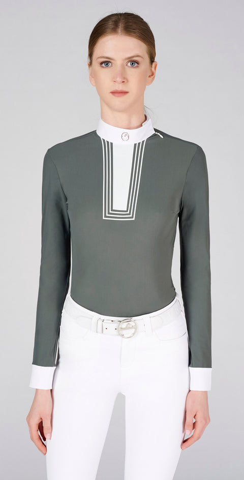 Vestrum Ladies’ Aosta Show Shirt - Dark Grey / Xsmall - Show Shirts