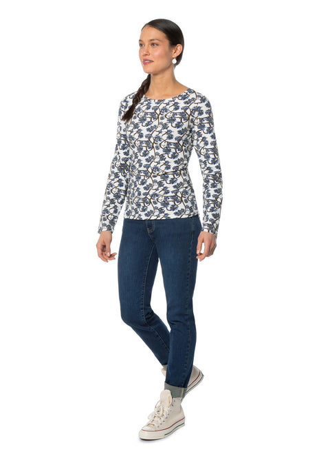 EQL by Kerrits® Ladies’ Organic Cotton Long Sleeve Print Top