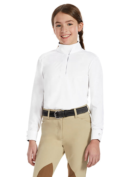 Essex Classics Beacon Hill Girls’ Long Sleeve Show Shirt