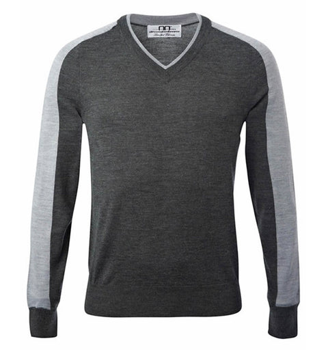 AA® Men’s Vermont Knit - Charcoal/Grey / Small - Mens Casual Shirt