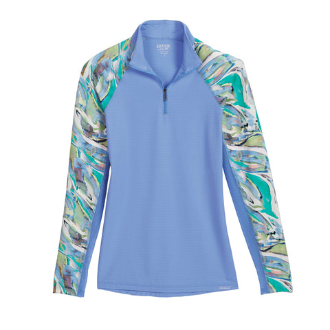 CoolBlast® 100 Ladies’ LaBelle Print Long Sleeve Shirt