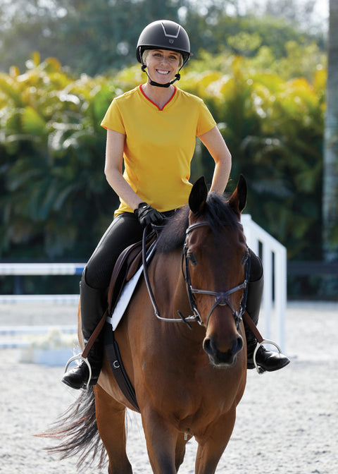 Stride™ Ladies’ Aria Short Sleeve Shirt