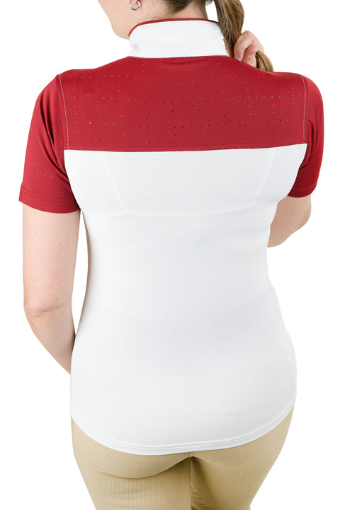 Equine Couture™ Ladies’ Magda EquiCool Short Sleeve Show Shirt - Show Shirts
