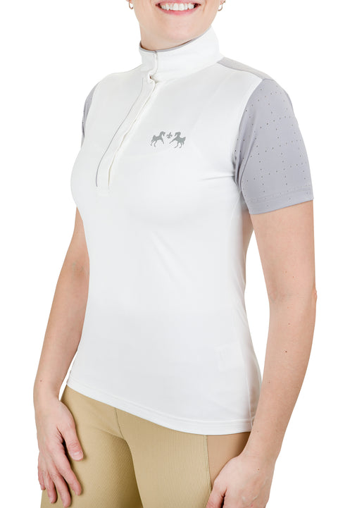 Equine Couture™ Ladies’ Magda EquiCool Short Sleeve Show Shirt - Show Shirts