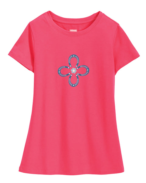 Riding Sport™ Girls’ Horseshoe Daisy Tee