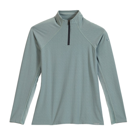 Stride™ CoolBlast® 100 Ladies’ Contender Long Sleeve Shirt - Green Smoke / Xs - Casual Shirts