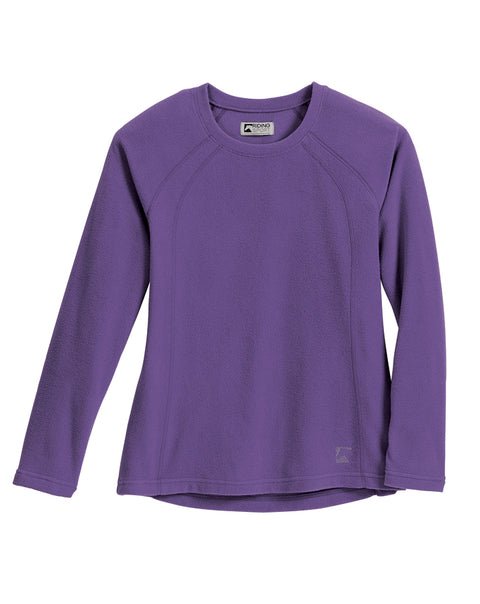 Riding Sport™ Ladies’ Colebrook Fleece Crew - Velvet Violet / Xs - Sweaters & Sweatshirts