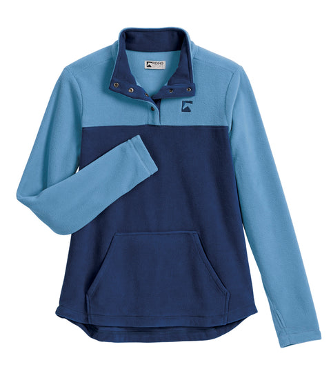 Riding Sport™ Ladies’ Freemont Fleece - Cyaneus Blue/Navy Peony / Xs - Sweaters & Sweatshirts