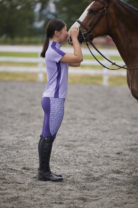 Kerrits® Kids’ Always Cool IceFil® Short Sleeve Solid Shirt - Childs Casual Shirts