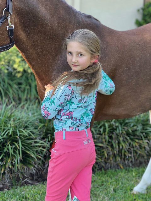 Belle & Bow Equestrian Children’s Long Sleeve Sun Shirt