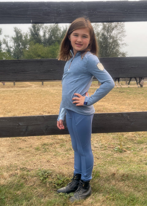 Irideon® Kids’ Radiant Half-Zip Pullover - Childs Casual Shirts