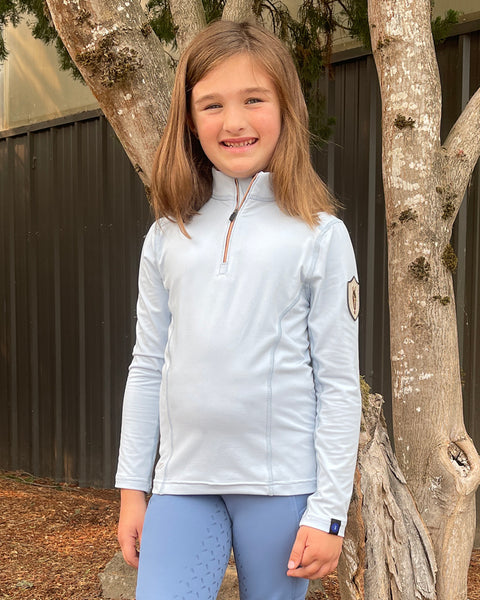 Irideon® Kids’ Thermaluxe Quarter-Zip Top