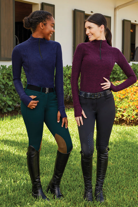 R.J. Classics Ladies’ Logan Long Sleeve Quarter-Zip Training Shirt