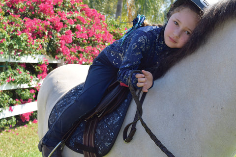 Belle & Bow Equestrian Girls’ Long Sleeve Sun Shirt