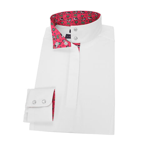 Essex Classics Ladies’ Talent Yarn® Straight Collar Long Sleeve Show Shirt