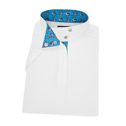 Essex Classics Girls’ Talent Yarn Short Sleeve Show Shirt