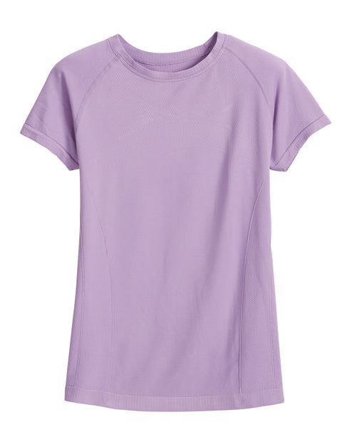 Stride™ Ladies’ Reach Seamless Short Sleeve Shirt - Lavender Mist / Xs - Casual Shirts